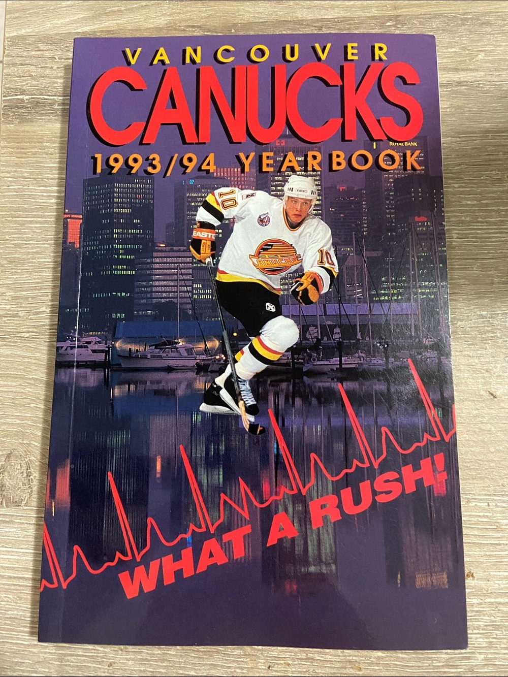 1993-94 Vancouver Canucks Media Guide PAVEL BURE on Cover - Rare & Vintage